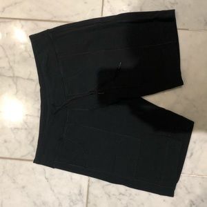 Lululemon black wide leg long short